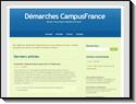 Site internet destiné aux étudiants étrangers voulant poursuivre leurs études en France.